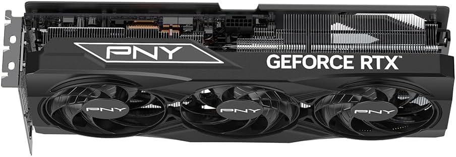 PNY NVIDIA GeForce RTX™ 5070 Ti OC Triple-Fan Graphics Card | 16GB GDDR7, 256-bit, Boost Speed: 2572 MHz, PCIe® 5.0, HDMI®/DP 2.1, 2.98-Slot, NVIDIA Blackwell Architecture, DLSS 4.5