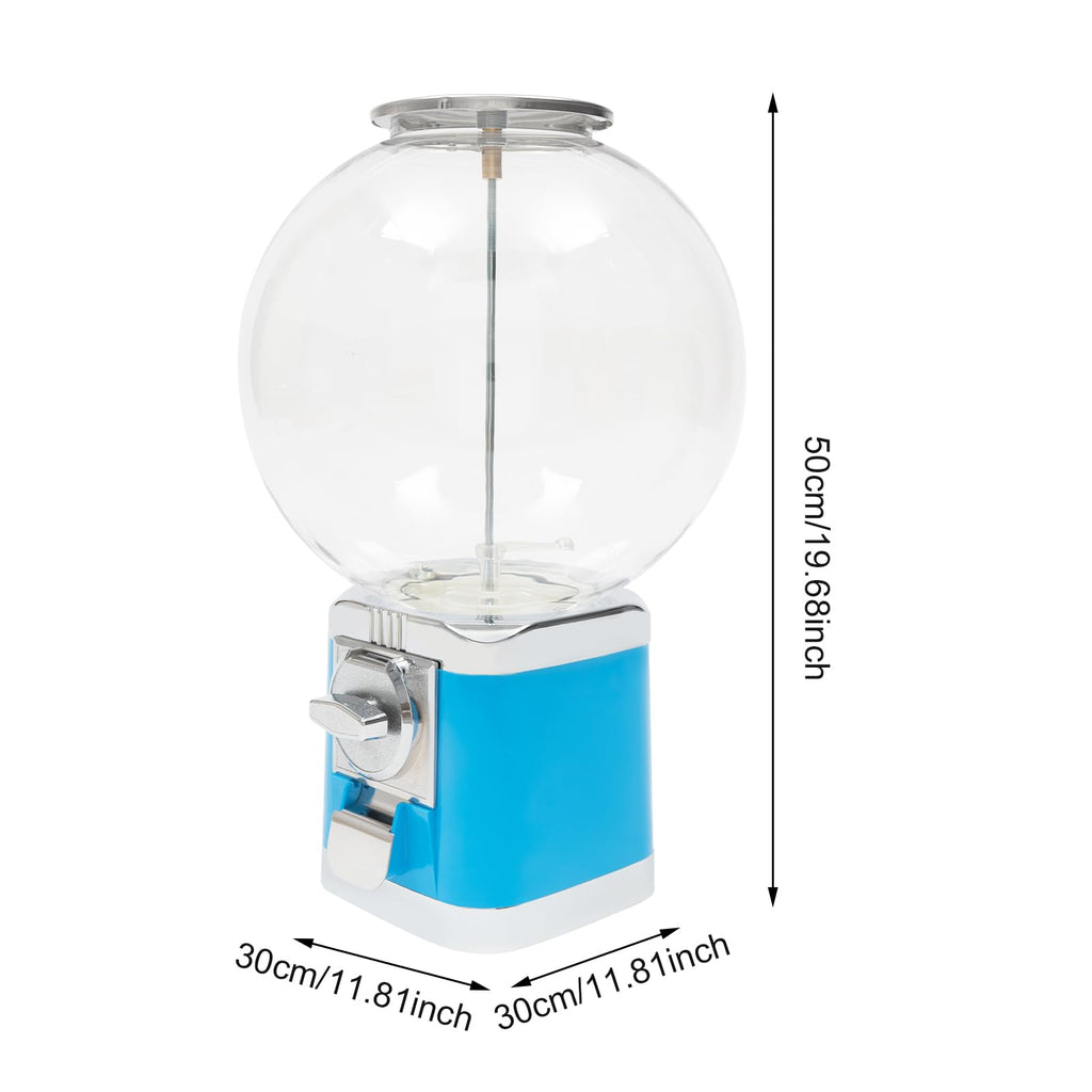 4X 25 Cents Coin Operated Vending Machine, 200pcs 1.77in Toy Capsule Vending Machine Commercial Twister Ball Dispenser 21in Height Rectangle Bubble Gum Machine for Retail Store, Supermarket