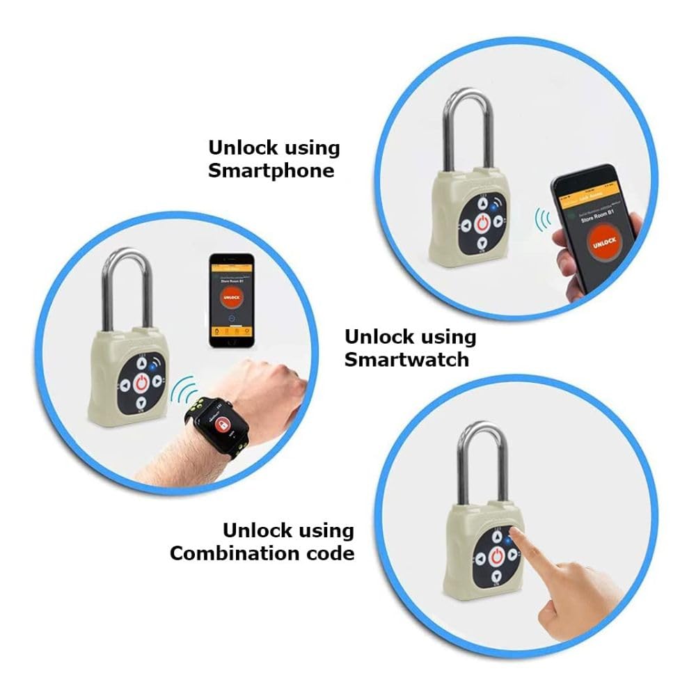 Smart Mini Padlock (Silver) - Single