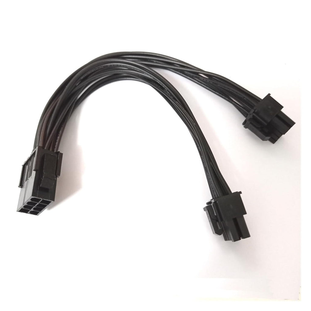 20cm Graphics Card 8 Pin Female to 2 * 8P(6+2) pin Extention Power Cable Male PCIe PCI Express 4 Lines Cable Connector