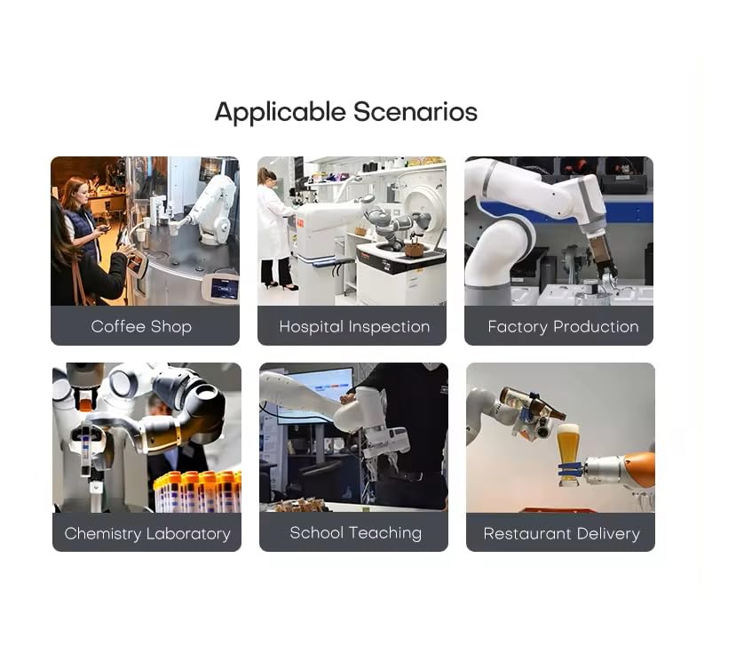 GOWE 6 Axis Industrial Robotic Automation Arm Robot Collabor Collaborative Robot Coffee, Reach 580mm