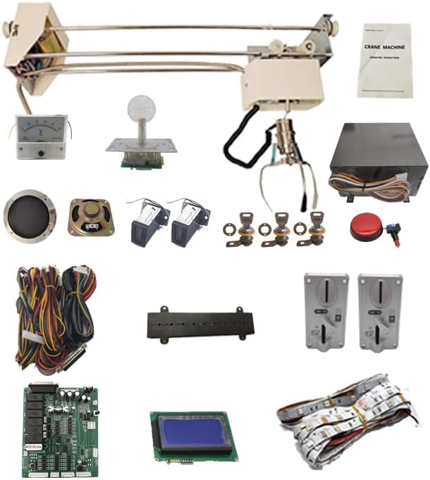 DIY New Claw Game Machine kit with 71cm Gantry Mother Board with LCD Display