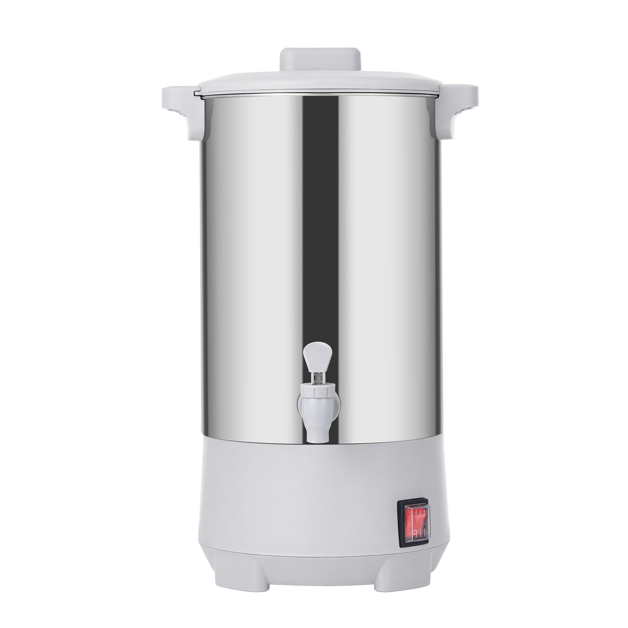 SYBO SR-CP-100B Commercial Grade Stainless Steel Percolate Coffee Maker Hot Water Urn for Catering, 100-Cup 16 L, Metallic