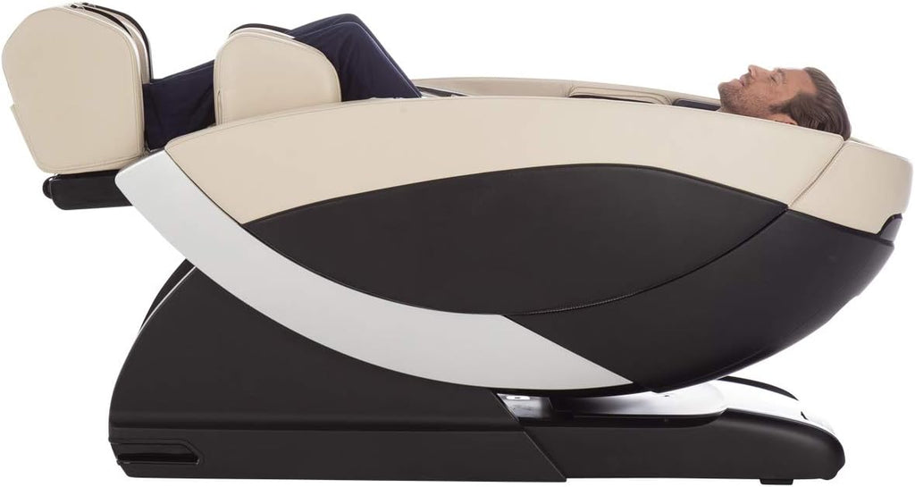 Human Touch Super Novo Zero Gravity Massage Chair - Virtual Therapist w/Alexa, Cloud Touch Acupressure - 3D & 4D Full Body Massage, Stretch & Deep Tissue for Recovery - 38 Wellness Programs, Cream