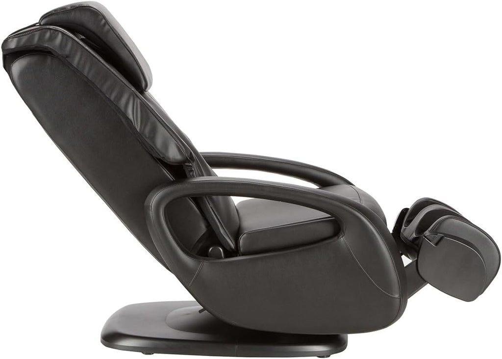 Human Touch WholeBody Swivel-Base Full Body Relax and Massage Chair - Perfect for Home Relaxation and Stress Relief | Warm Air Heating | Customizable Massage | Retractable Ottoman | Black Color, 7.1"