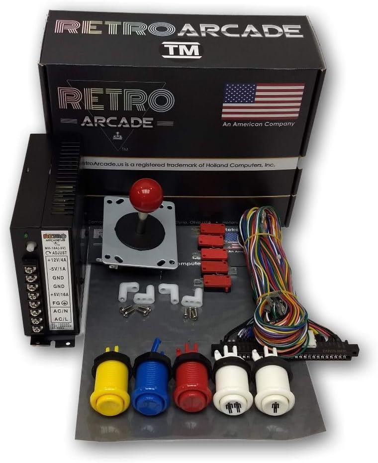 665570199778 Jamma 19-in-1, mame, Retro pi Classic Arcade multigame-multicade Arcade Game Control kit