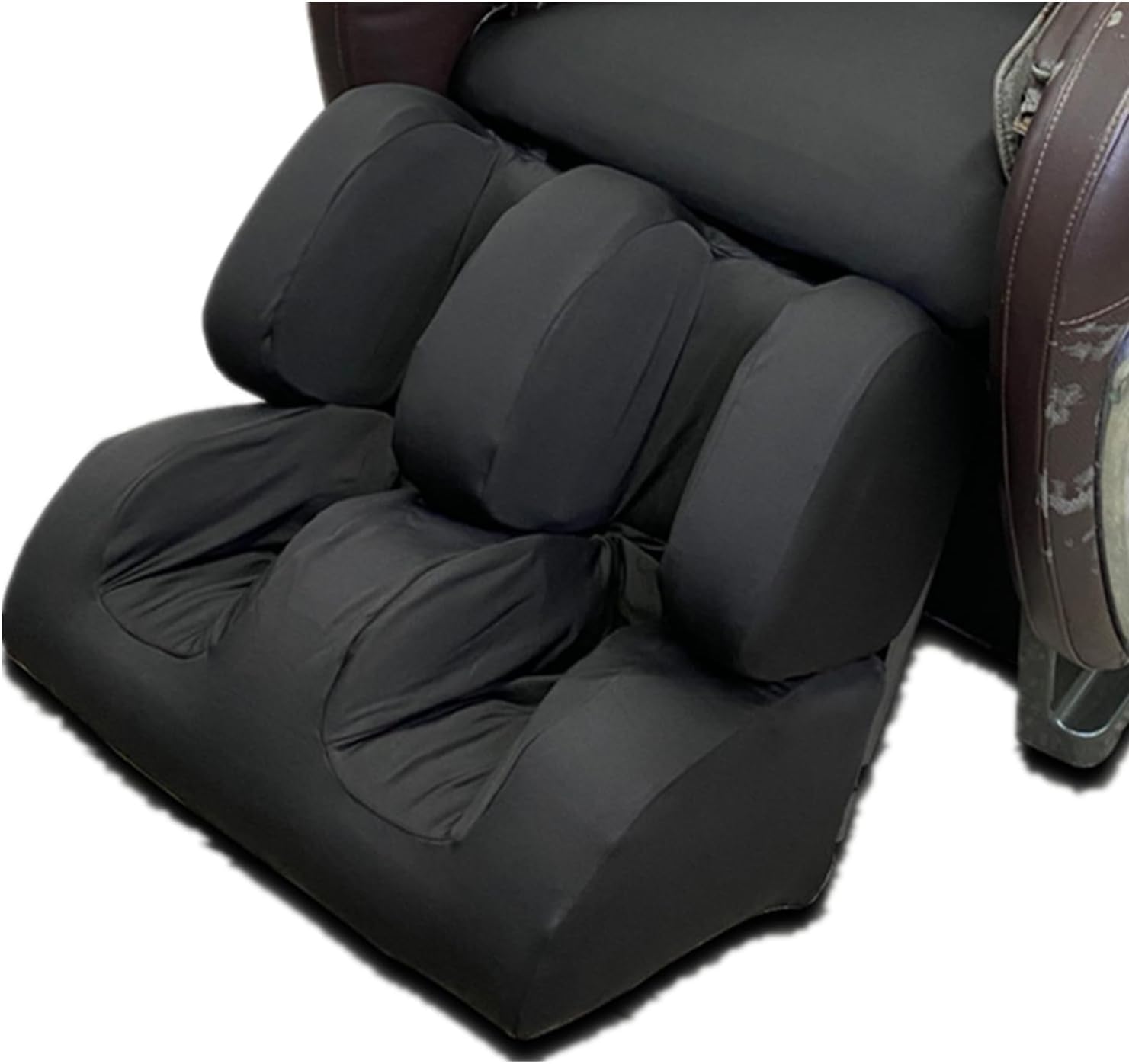 Full Body Massage Chair Cover-Shiatsu Slipcover Recliner Chair Cover,Universal Washable Stretch Fabric Armchair Slipcovers,Dust Protection Sofa Covers,Brown,Body