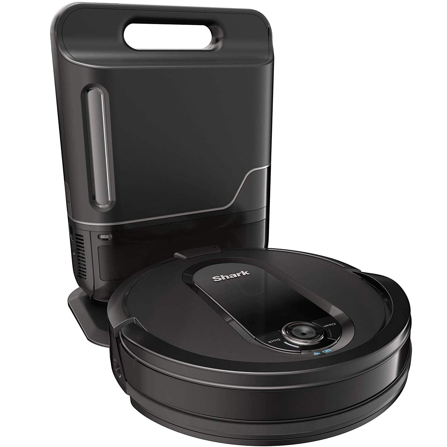 Shark Matrix Plus | 2-in-1 Robot Vacuum & Mop for Carpets & Hard Floors | Sonic Mopping & Powerful Suction for Pet Hair | Self-Empty Base | 60-Day Capacity | HEPA | LiDAR Nav | Black/Gold | AV2610WA