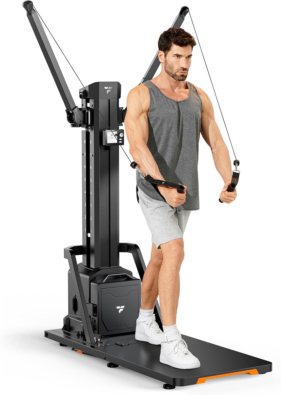 Titan Smart Home Gym, All-in-One Strength Training and Ski Machine, Digital Weight System for Full Body Workout, Functional Gym Machine, Squat Rack & Ski Machine