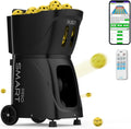 PP SMART PRO Pickleball Machine, Professional Automatic Ball Launcher with App & Remote Control, 80+ Ball Capacity, Adjustable Speed/Spin/Frequency, Portable for All Skill Levels (Black)