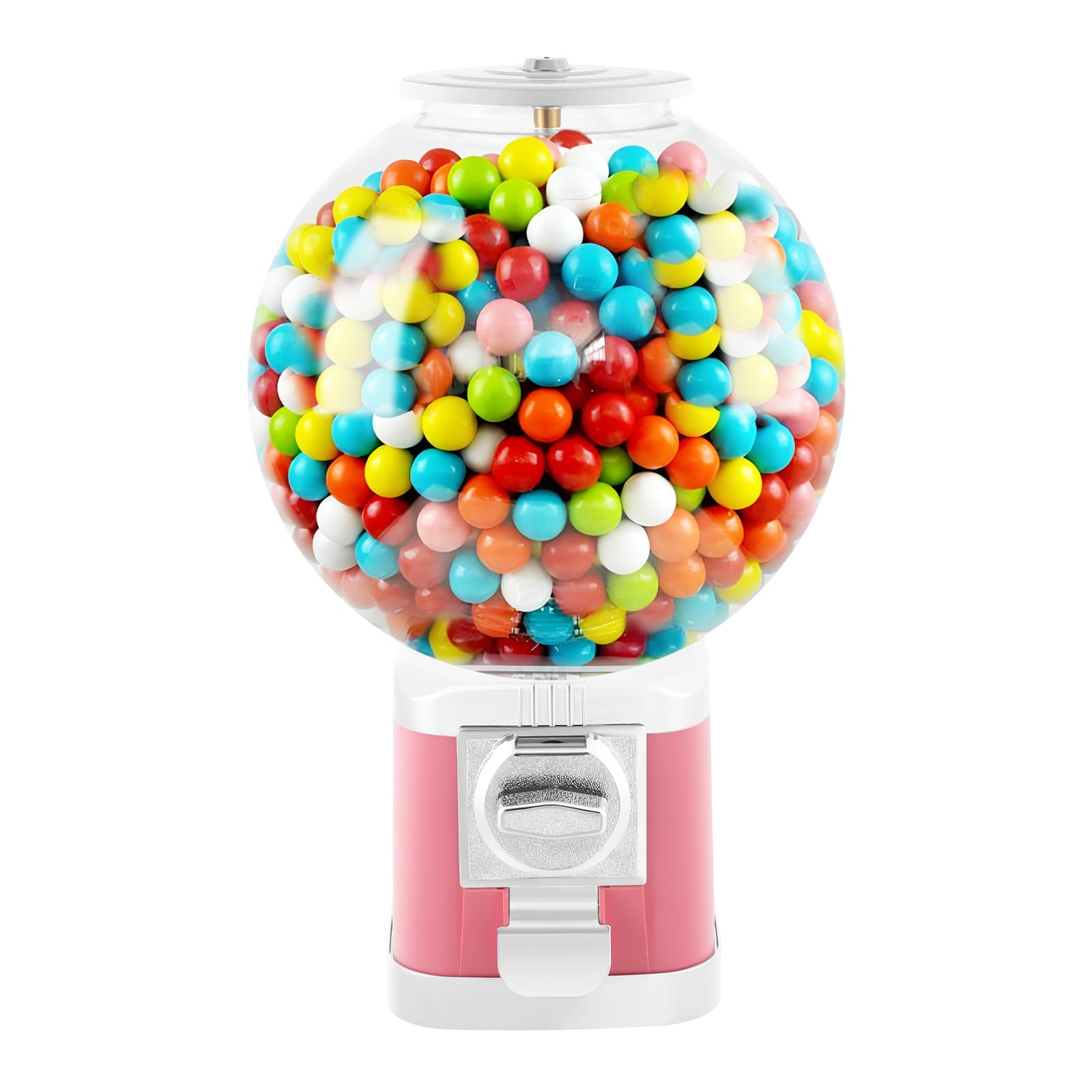 4X 25 Cents Coin Operated Vending Machine, 200pcs 1.77in Toy Capsule Vending Machine Commercial Twister Ball Dispenser 21in Height Rectangle Bubble Gum Machine for Retail Store, Supermarket