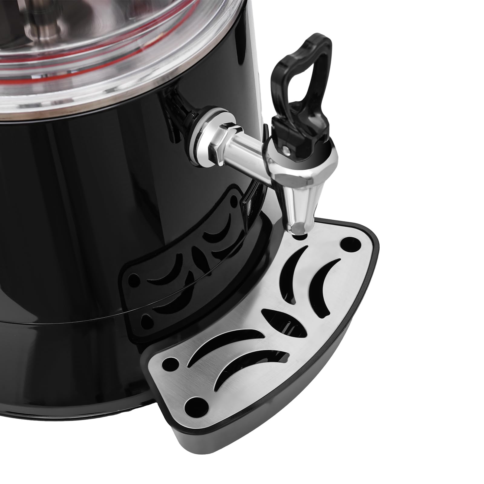 Commercial Hot Chocolate Machine Maker and Dispenser 110V 400W 5L(1.32Gal) Electric Hot Chocolate Dispenser Beverage Warmer with LED Display, 86-194°F for Heating Coffee, Milktea, Soy Milk