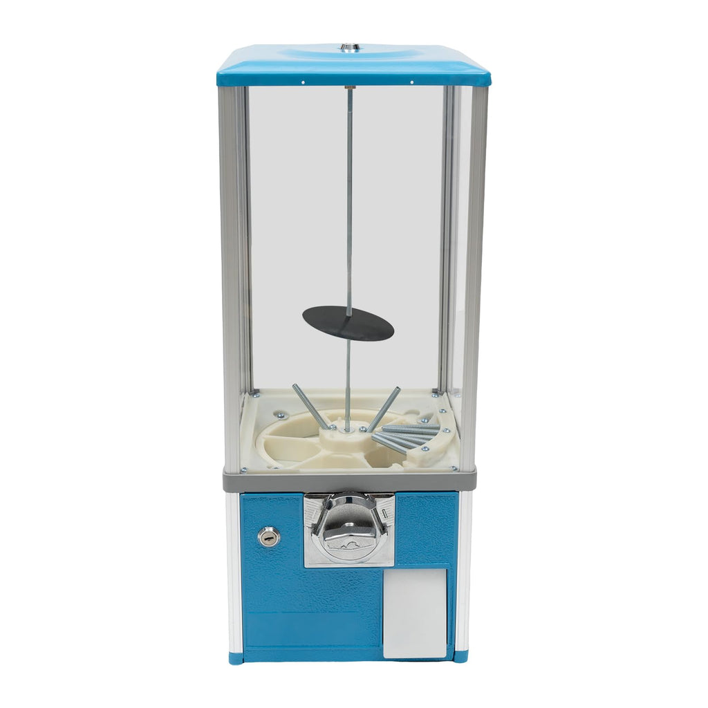 4X 25 Cents Coin Operated Vending Machine, 200pcs 1.77in Toy Capsule Vending Machine Commercial Twister Ball Dispenser 21in Height Rectangle Bubble Gum Machine for Retail Store, Supermarket