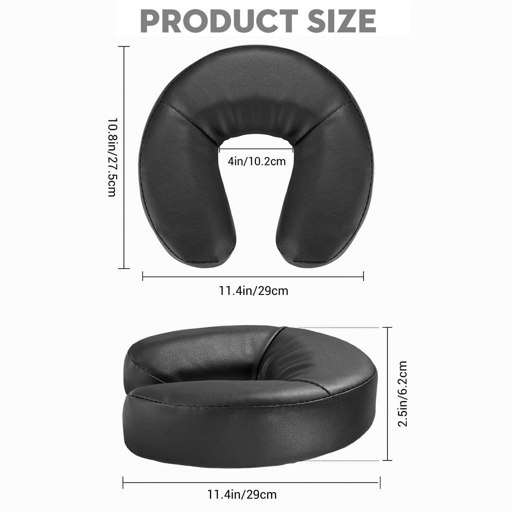 Universal Massage Table Face Cradle & Cushion, Adjustable Massage Chair Spa Bed Headrest & Face Pillow Support, Massage Platform Head Rest Cushion Cradle for Salon Home Mattress Top Massage Kit