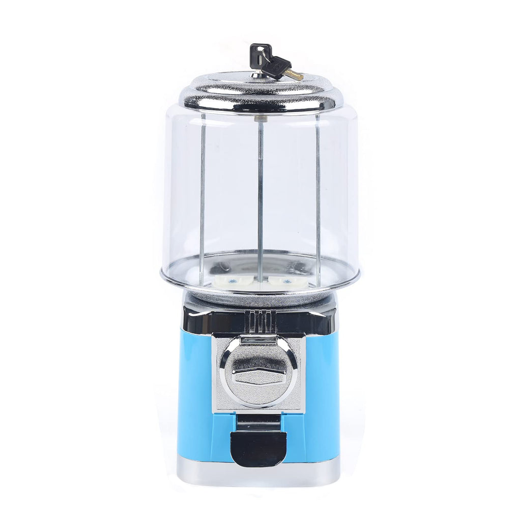 25 Cent Vending Machines, Commercial Toy Candy Capsule Vending Machine, 0.79-1.26 Inch Ball Diameter Coin Operated Large Capacity Gumball Machine for Home Use, Game Halls, Retail Stores (Blue)