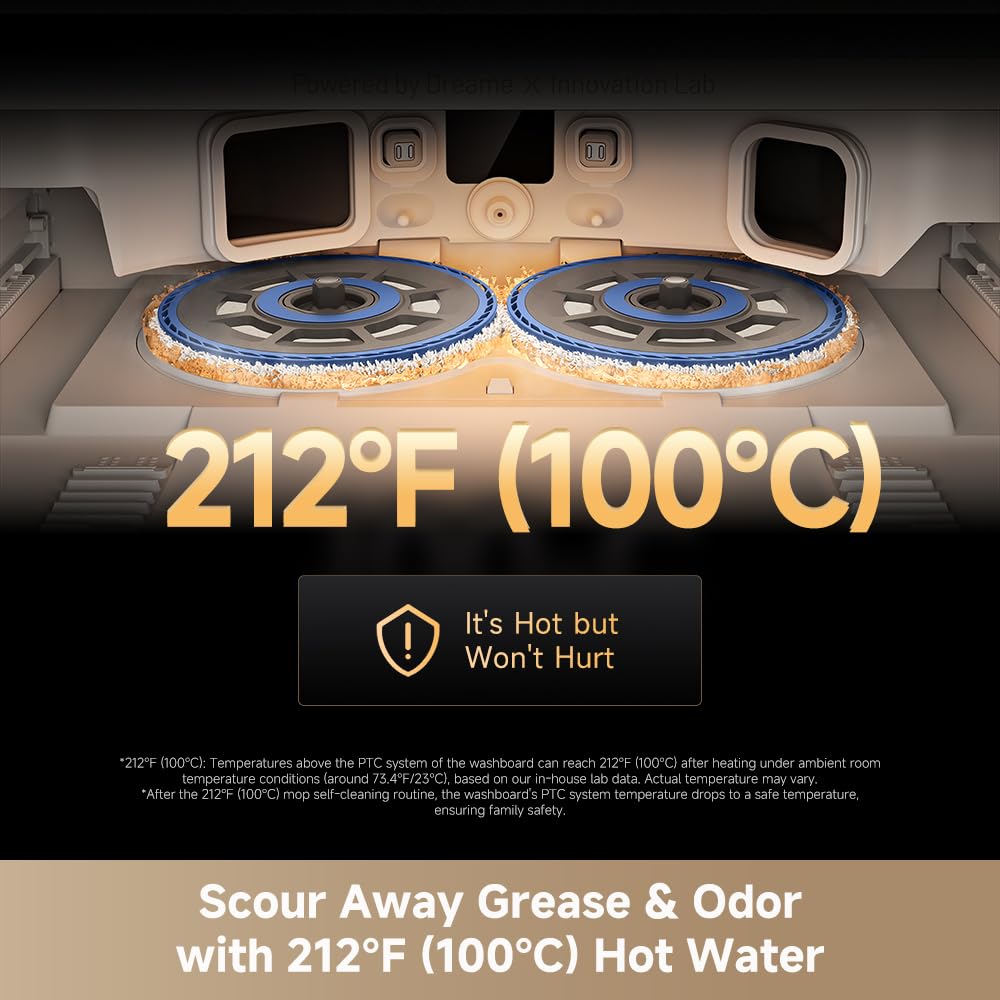 DREAME Matrix10 Ultra Robot Vacuum and Mop, Multi-Mop Switching, 3.14inch Obstacle Clearing, 30,000Pa Suction, Self Empty&Refill, Self-Cleaning, 100% Detangling, 240+ Obstacle Avoidance, Voice Control
