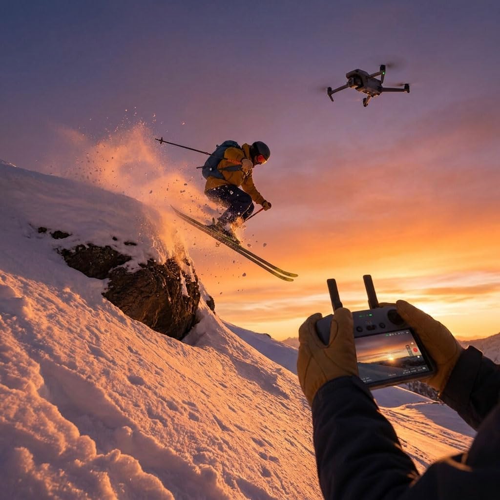 DJI Air 3S Drone with RC 2 Fly More Combo, Dual Camera 4K Drone for Travel Photography, Aerial Video, and Content Creation (CP.MA.00000816.01) + 64GB Card + Backpack + Landing Pad + More (15pc Bundle)