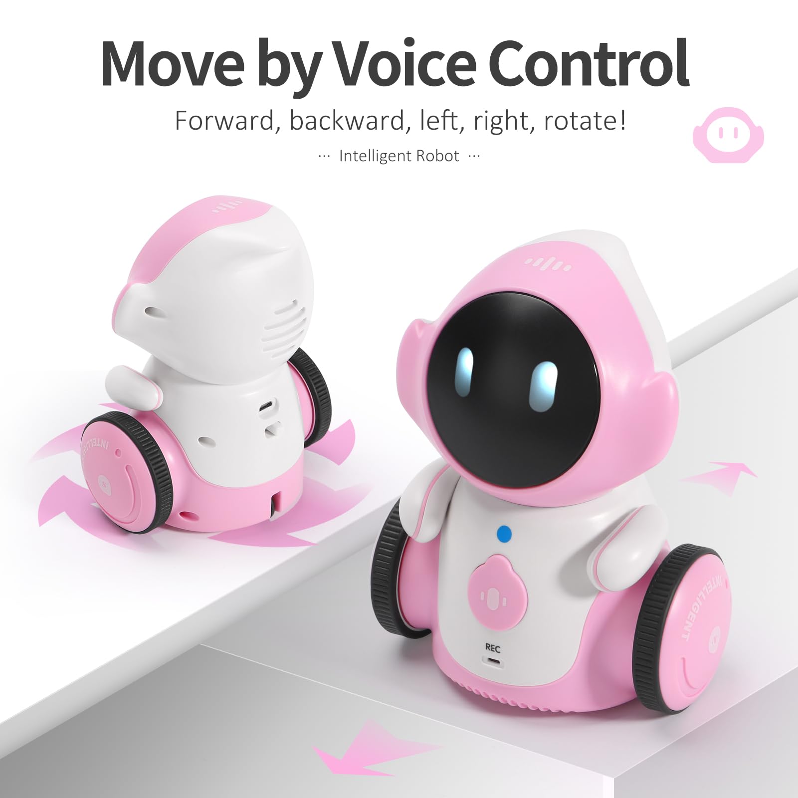 GILOBABY Interactive Robot for Kids Ages 3-8 – Rechargeable with Voice Control & Playback Mode – Educational Toy that Sings, Dances and Touch Control