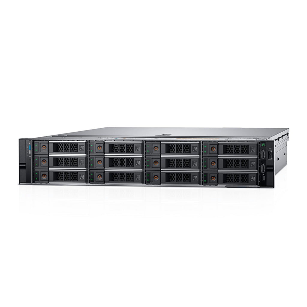 PCSP R740xd 12B LFF 4B Hybrid Server, 2X Platinum 8260 (48C/96T), H330, X710, 4X 256GB SATA SSD, No OS (Renewed) (192GB DDR4 RAM)