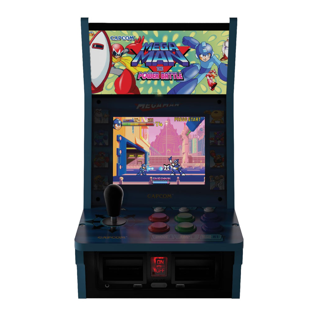 Evercade Alpha Street Fighter Bartop Arcade - Pre-assembled unit with Competition-Grade Arcade Controls + 8” High-Resolution IPS Screen