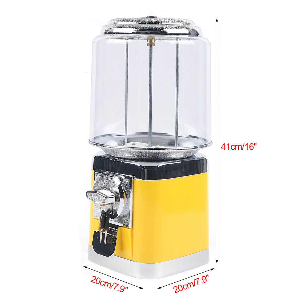 25 Cent Vending Machines, Commercial Toy Candy Capsule Vending Machine, 0.79-1.26 Inch Ball Diameter Coin Operated Large Capacity Gumball Machine for Home Use, Game Halls, Retail Stores (Blue)
