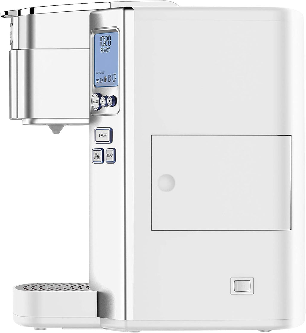Cuisinart Coffee Maker, Single Serve 72-Ounce Reservoir Pod Coffee Machine, Programmable Brewing & Hot Water Dispenser, 5 Cup-Size Settings, Stainless Steel, SS-10P1, Silver