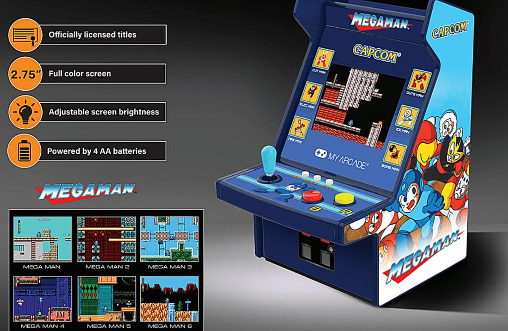 My Arcade Pac-Man Micro Player Pro: 6.75" Handheld Retro Games, Arcade Classics