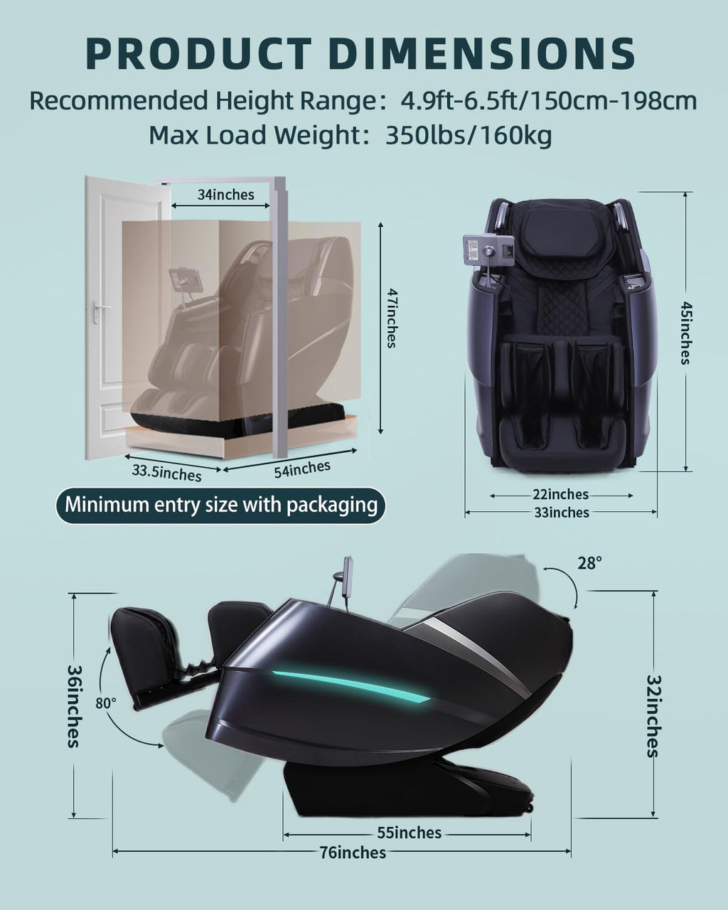 4D Full Body Massage Chair with Flexible 166° Track, Reading Light, 18 Massage Modes, 11 Techniques, 36 Airbags, Zero Gravity Recliner with Yoga Stretch and Foot Massage Beige