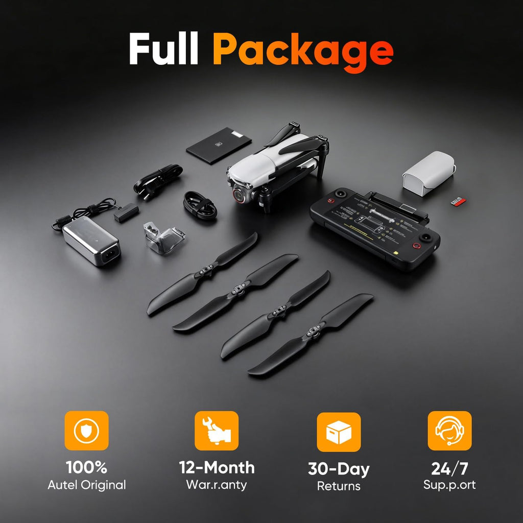 2026 Autel Robotics EVO Lite 6K Enterprise Basic Combo, 6K 1’’ CMOS | 16X Digital Zoom, 40 Minute, AI Target Recognition, 866g, 3-Way Obstacle Sensing, 39370ft (12KM) Transmission