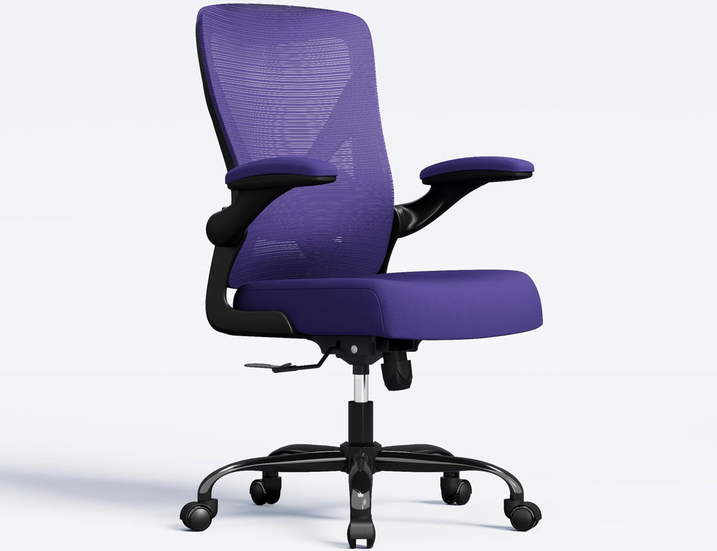 Ergalithic Ergonomic Office Chair - X-Shaped Computer Desk Chairs Comfy, Mesh High-Back Gaming Chair with Adjustable Lumbar Support, Executive Task Chair for Adults, Comfortable for Long Hours