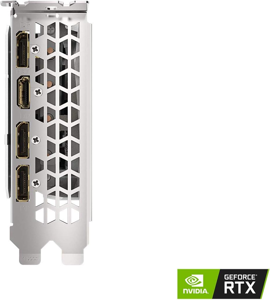 GeForce RTX 2060 Super Gaming OC White 8G Graphics Card with 3 WINDFORCE Fans, 8GB 256-bit GDDR6 RAM, GV-N206SGAMINGOC WHITE-8GD REV2.0 Graphics Card