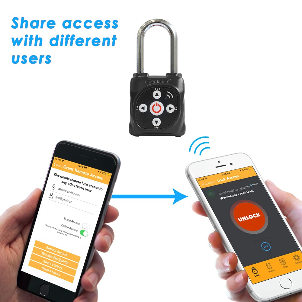 Smart Mini Padlock (Silver) - Single