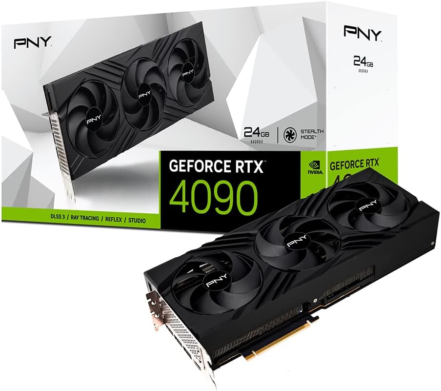 PNY GeForce RTX4070Ti 12GB Verto LED 3-Fan VCG4070T12TFXPB1 Graphics Board VD8376 (RTX 4090, RTX4090 Verto)