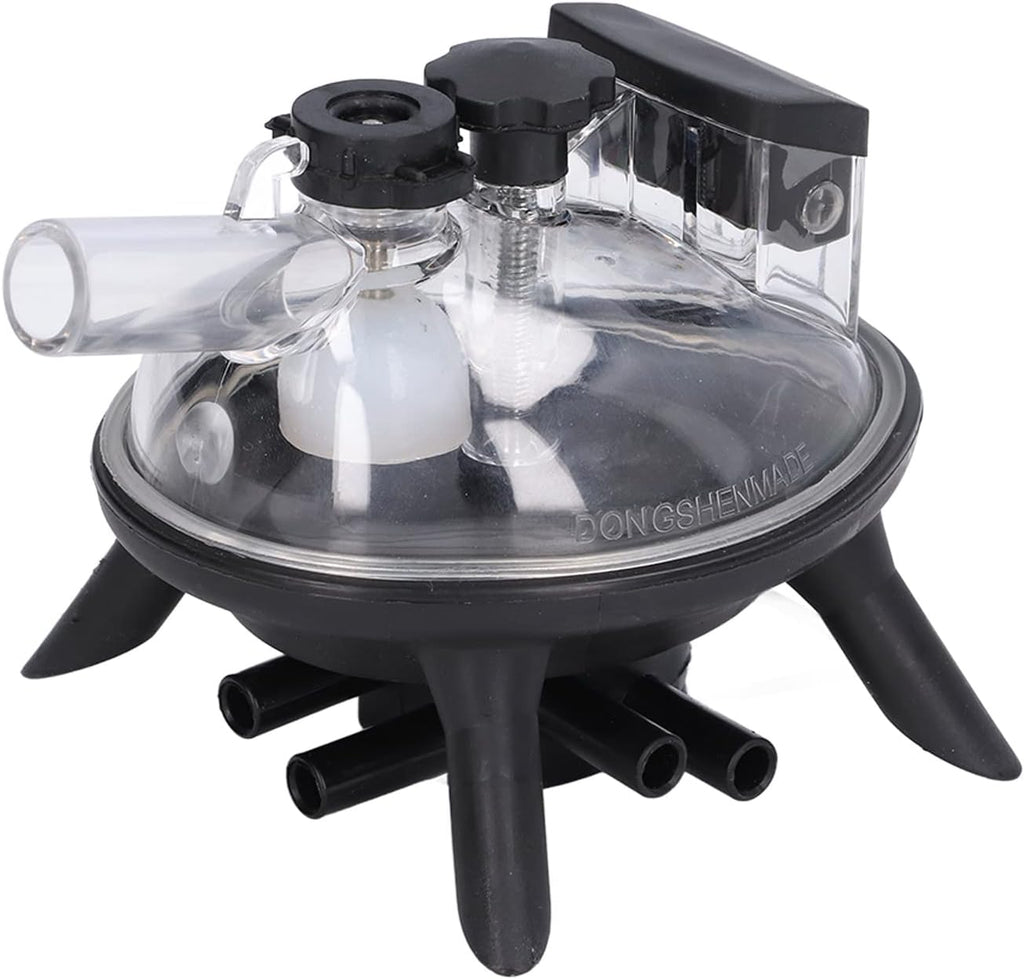 Septpenta Clusters, Silicone Stainless Steel Rust Proof Clusters, Replacement Claw Clusters for Milking Machines, Vacuum Pump Milking Machines with Multiple Manifold Spacers for Milk Collection