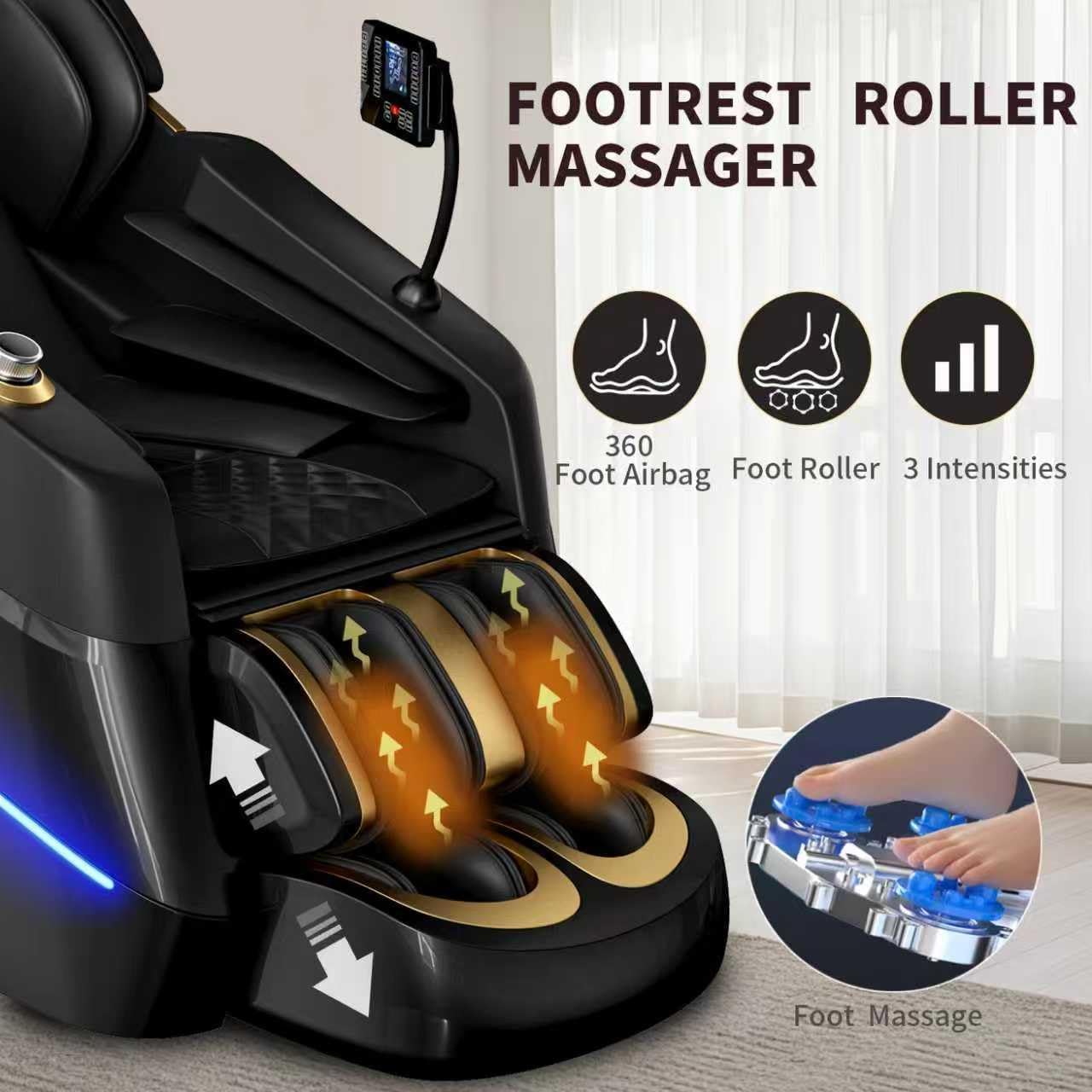 2026 Upgrade Massage Chair sleeping pod Full Body,Zero Gravity 3D SL-Track Shiatsu Massage Recliner Chair Built-in Heat System Airbag Massage with Body Scan, Deep Yoga Stretch, Foot And Back massage