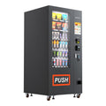 Beverage Snack Combo Commercial Vending Machine for Business with Credit Card Reader & Bill and Coin Acceptor Refrigerated Cold Drink soda with Temp Control Touch Screen