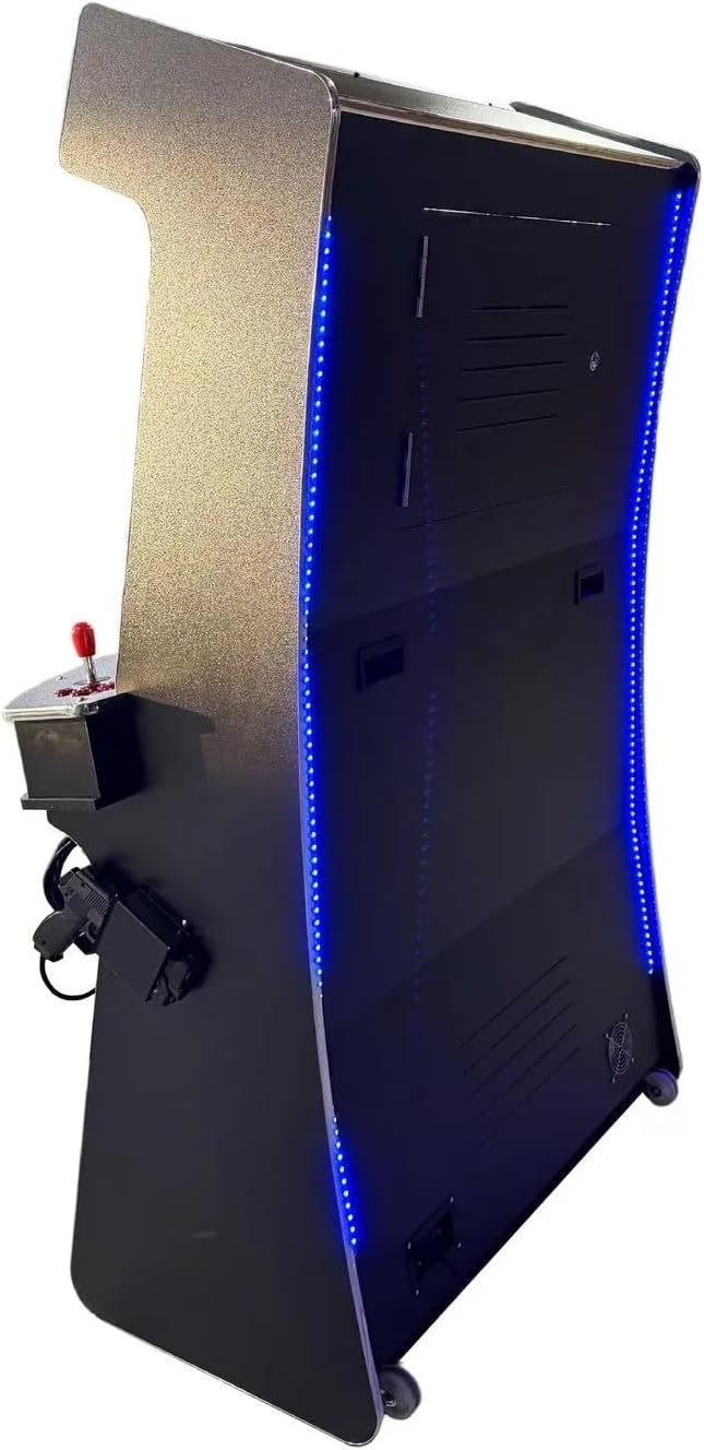 Top Us Video Arcades 4 Player Games 6200 Games 43 inch Screen Black Full Size Commercial Grade Upright Standup Arcade Machine with 2 Game Guns Included