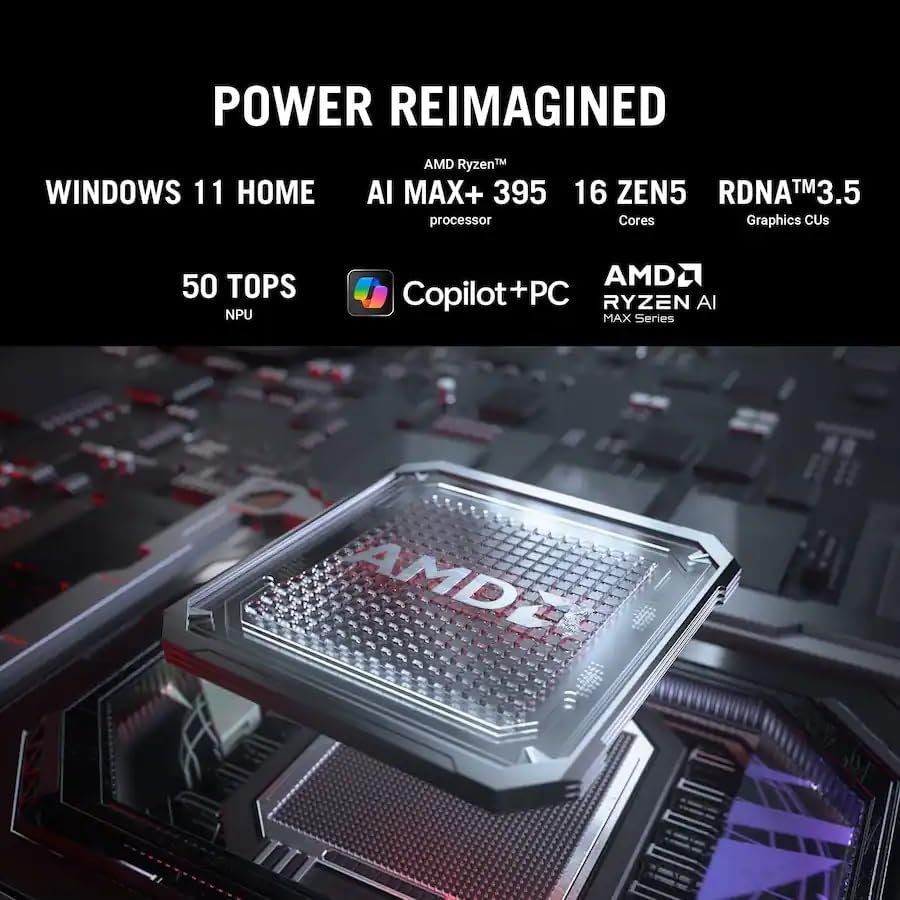 ASUS ROG Flow Z13 (2025) Gaming Laptop, 13.4" ROG Nebula 16:10 2.5K 180Hz/3ms, AMD Ryzen AI MAX+ 395, AMD Radeon 8060S Graphics, 64GB LPDDR5X 2TB SSD, Wi-Fi7 Bluetooth, Win11, w/USB 3.0 Hub, W/GaLiMu