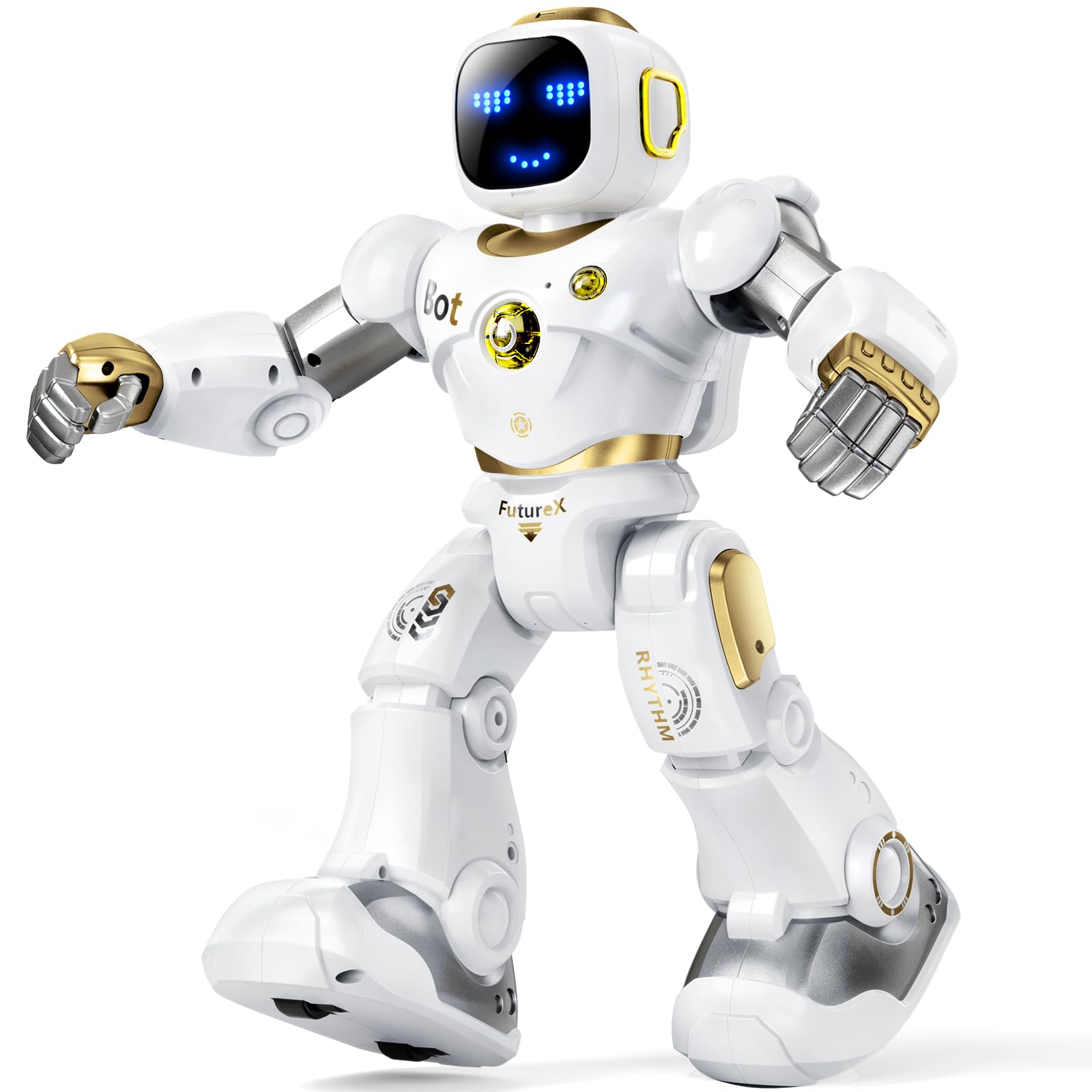 Ruko 1088 Smart Robots for Kids, Large Programmable Interactive RC Robot with Voice Control, APP Control, Present for 4 5 6 7 8 9 Years Old Kids Boys and Girls