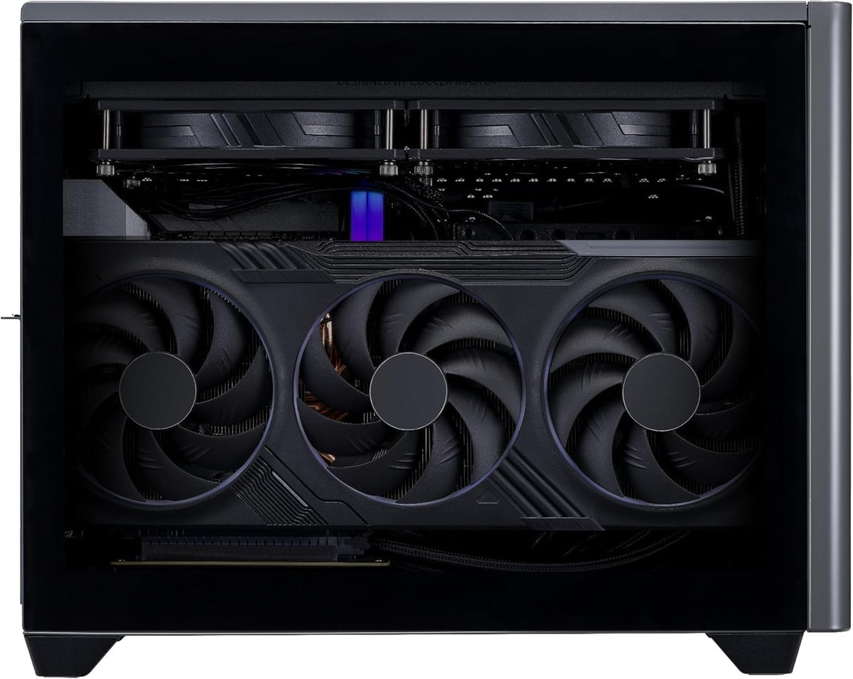 Cooler Master NR2 Pro Gaming PC – AMD RYZEN 7 7800X3D, NVIDIA GeForce RTX 5070 12GB, 32GB DDR5 6000MHz, 2TB Gen4 M.2, Windows 11, V850 SFX Gold PSU, Compact Mini ITX Desktop PC