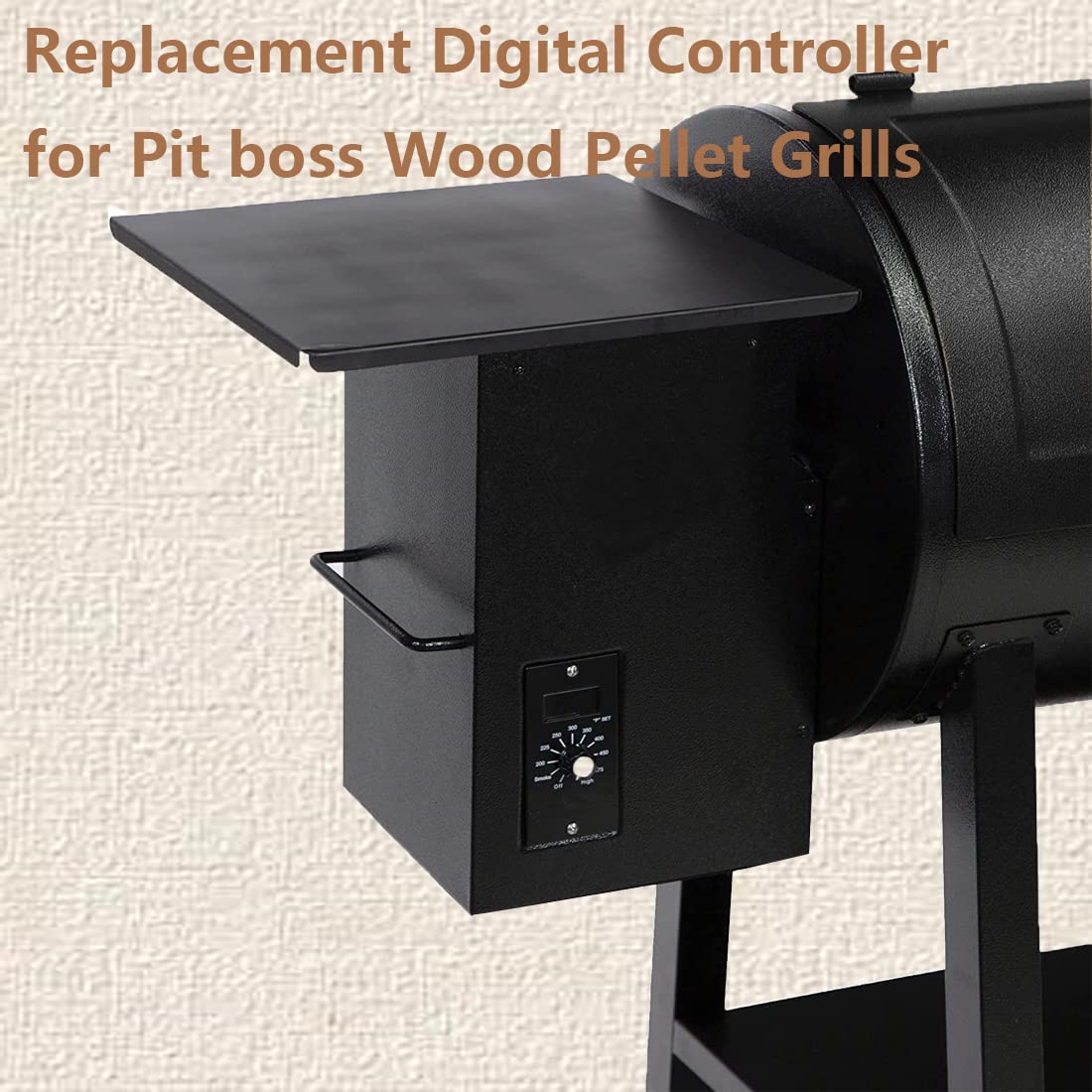 Digital Thermostat Control Board Replacement for Pit Boss Wood Pellet Grills, BBQ Temperature Controller, Compatible with Pitboss P7-340/540/700/1000 with LCD Display
