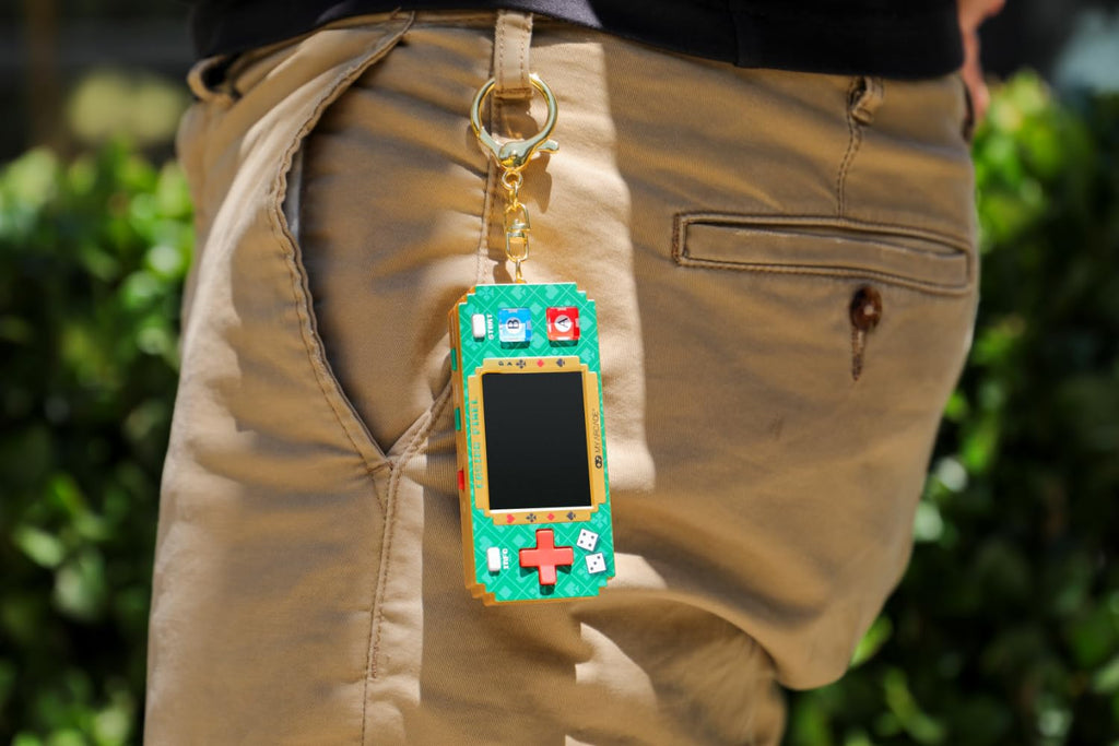 My Arcade Atari Pixel Pocket Pro: Preloaded Handheld, 25 Atari 2600 Games, Keychain Arcades