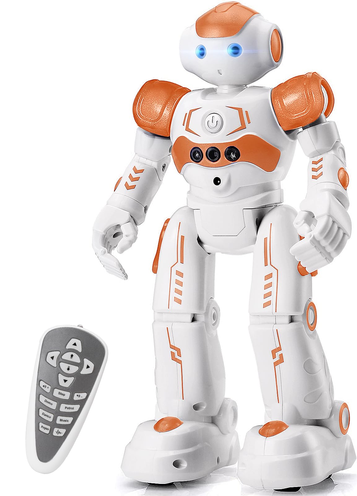 KingsDragon RC Robot Toys for Kids, Gesture & Sensing Programmable Remote Control Smart Robot for Age 3 4 5 6 7 8 Year Old Boys Girls Birthday Gift Present
