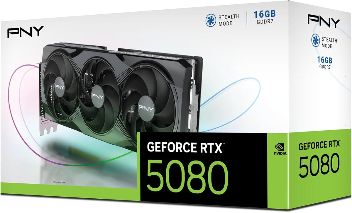 PNY NVIDIA GeForce RTX™ 5080 Triple-Fan Graphics Card