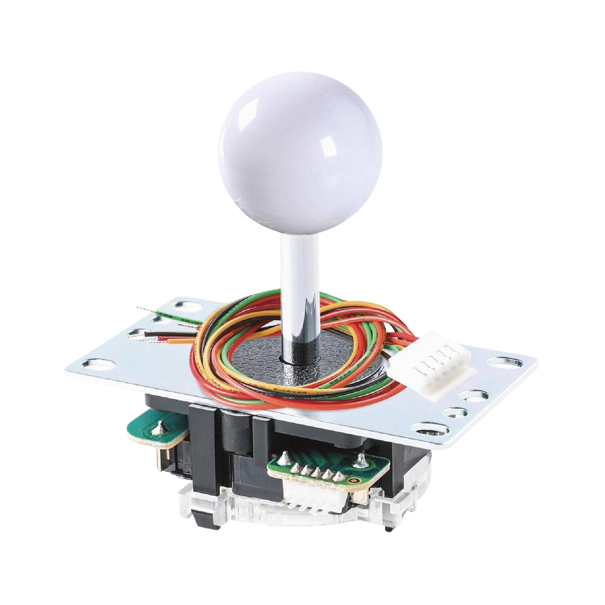 SANWA JLF-TP-8YT Joystick Red Original - for Arcade Jamma Game 4 & 8 Way Adjustable, Compatible with Catz Mad SF4 Tournament Joystick (Red Ball Top), Use for Arcade Game Machine Cabinet S@NWA