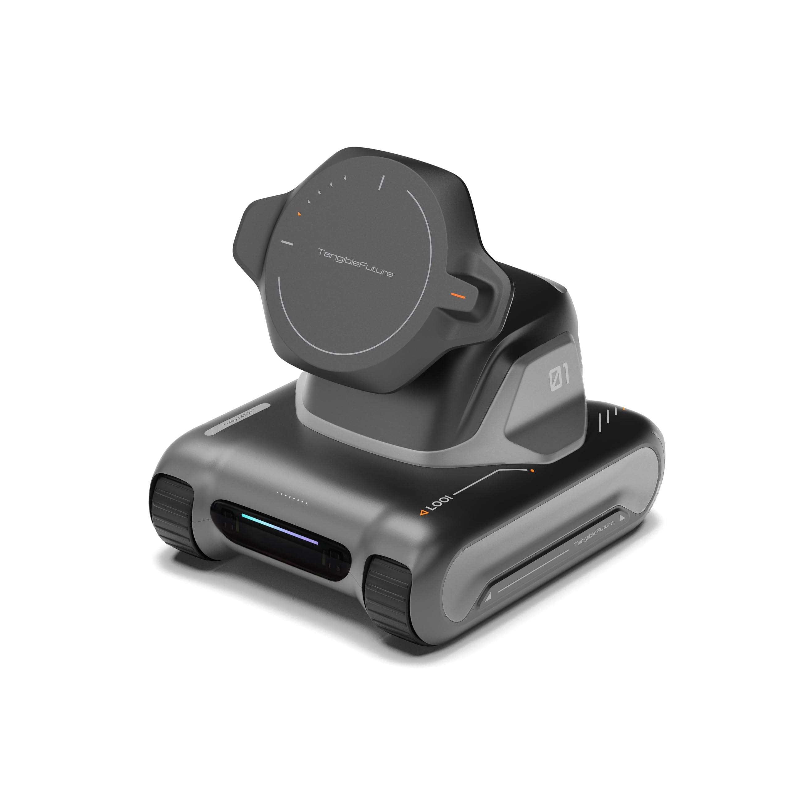LOOI Robot-Starlight White-AI Desktop Companion,ChatGPT&Gemini Voice Interaction,Visual Understanding,Personality&Memory,10W Wireless Charging,Tech&Gadget Gift,Electronic pets,Toy,Geek,Desktop Setup