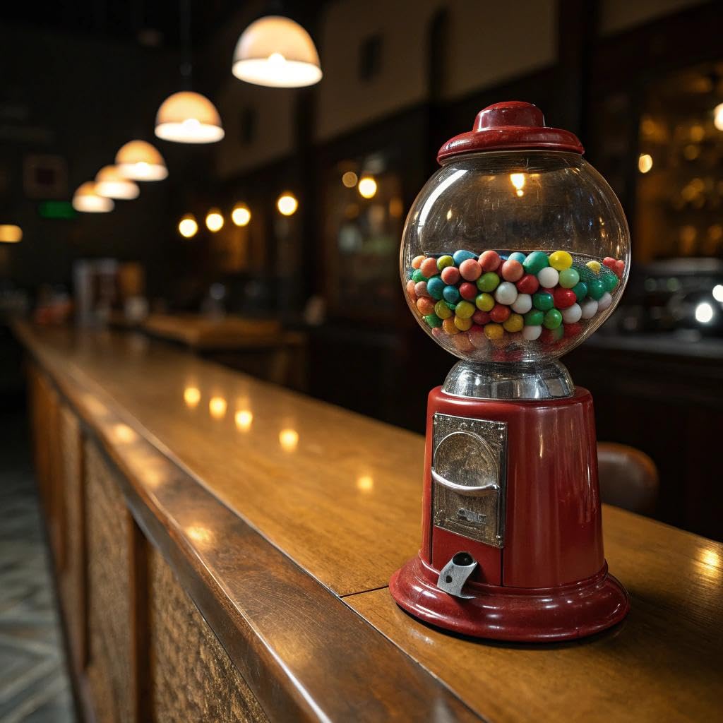 VEVOR Vending Machine, Classic Gumball Bank, Huge Load Capacity Candy Gumball Machine, Mini Vending Machines, Gumball Dispenser Machine for Kids, Perfect for