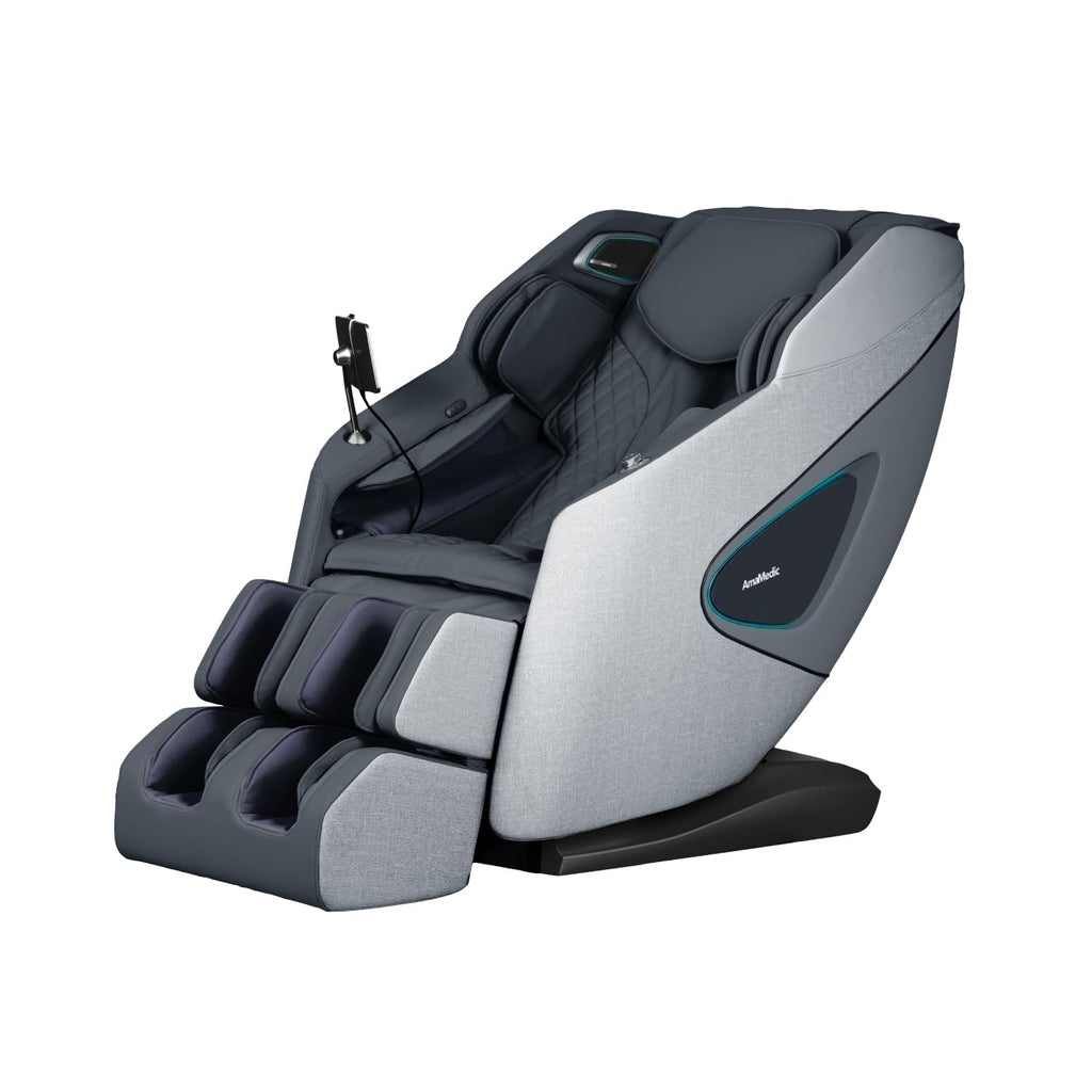 AmaMedic Osaki Haven 4D. Massage Chair Full Body, AI Health Detection, Intelligent Voice Control, Body Scan Technology, SL Track, Zero Gravity Reclining, Professional Massage Chair (Taupe)