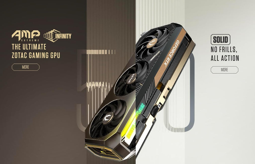 ZOTAC Gaming GeForce RTX 5090 Solid OC 32GB GDDR7, Engine Clock 2422 MHz, Reinforced Metal Mid-Frame, IceStorm 3.0 Advanced Cooling, Bundle with Targus dockstation and Backpack Alienware.