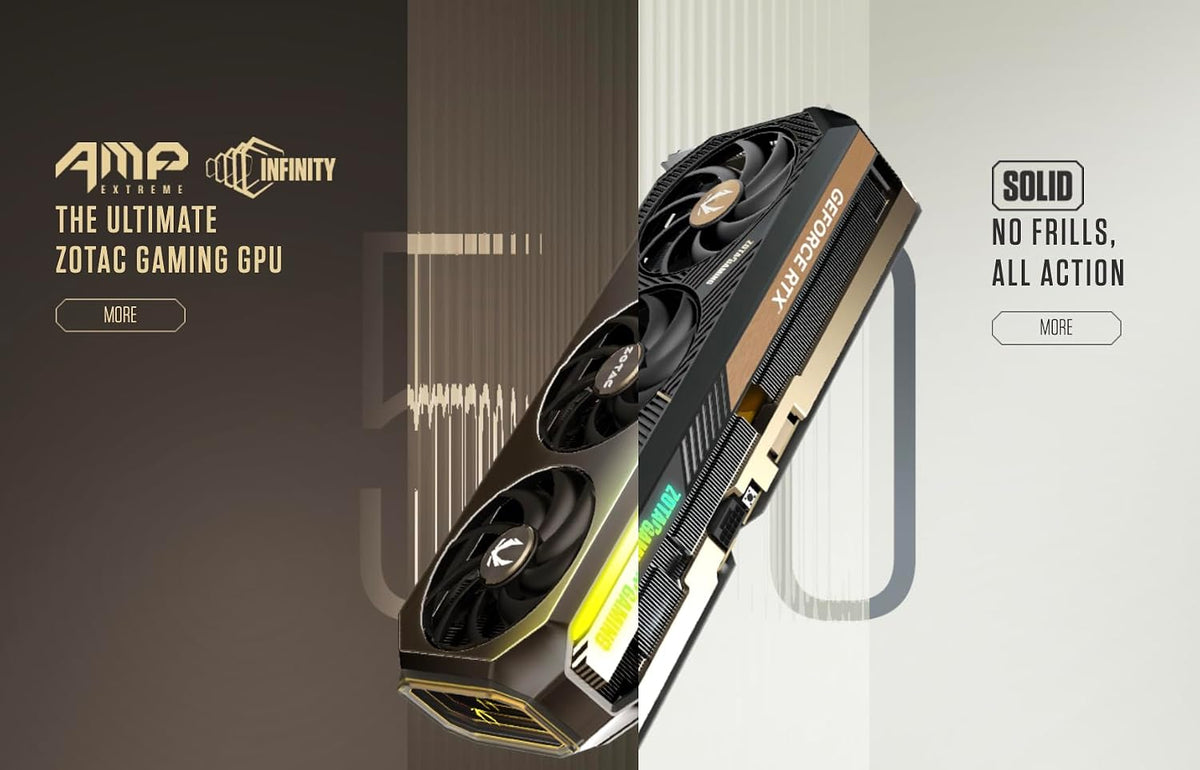 ZOTAC Gaming GeForce RTX 5090 Solid OC 32GB GDDR7, Engine Clock 2422 MHz, Reinforced Metal Mid-Frame, IceStorm 3.0 Advanced Cooling, Bundle with Targus dockstation and Backpack Alienware.